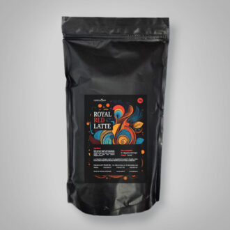 royal red velvet latte